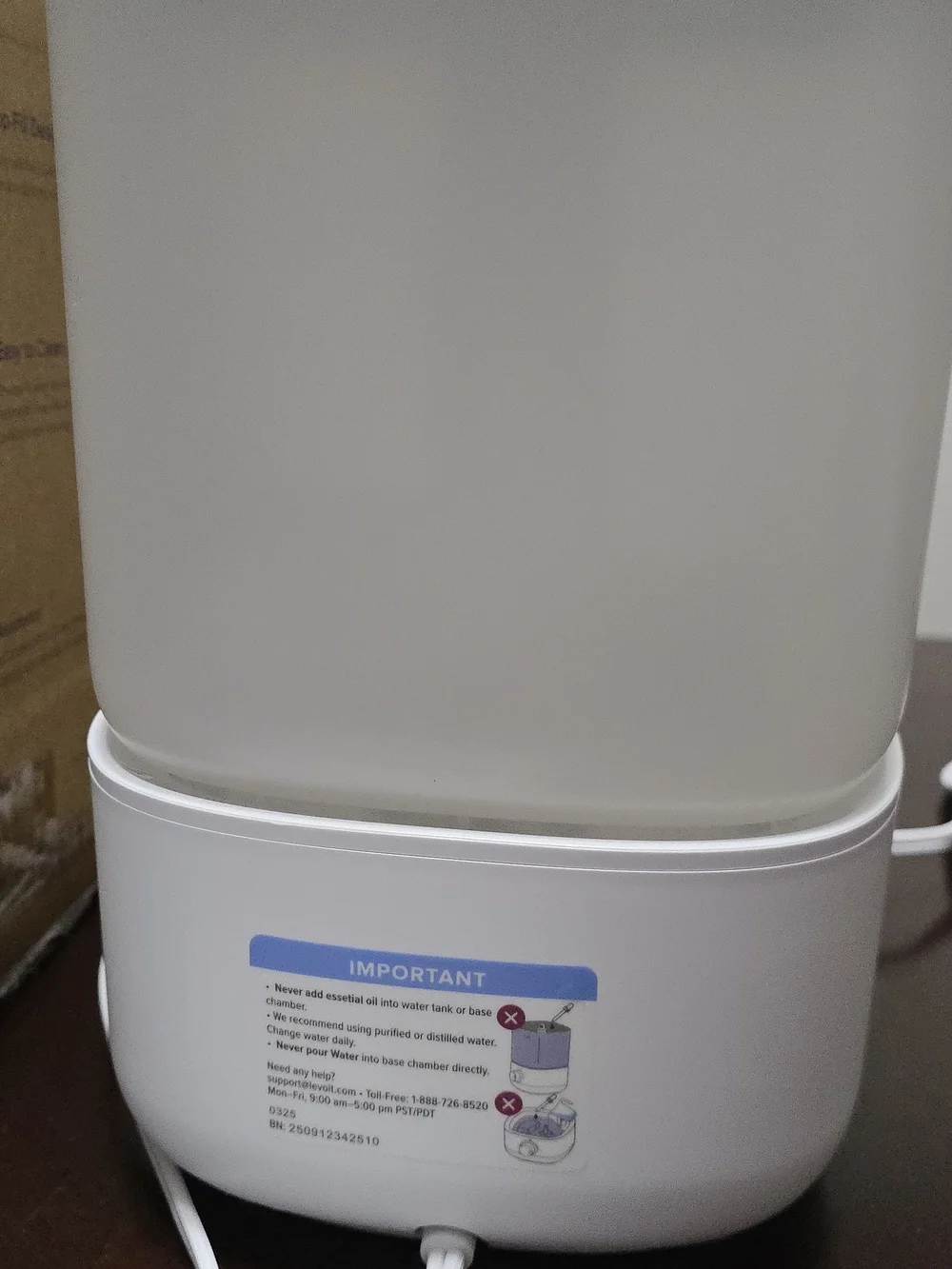 Lĕvoit Classic 160 Ultrasonic Cool Mist Humidifier